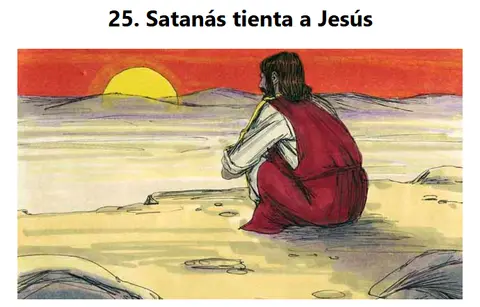 Satanas tienta a Jesús