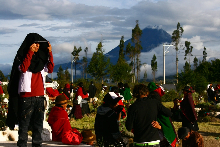 Tungurahua seen fr cemetary